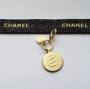 Authentic CHANEL Holiday Double Charm Pendant